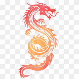 Chinese Dragon Png And - Tribal Dragon, Transparent Png