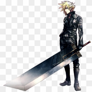 Cloud From That Bizarre Motorcycle Game - Cloud Strife G Bike, HD Png Download