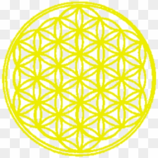 Hardwick Flower Of Life Yellow1 - Flower Of Life Wood, HD Png Download