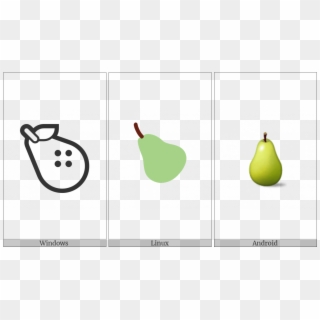 Pear On Various Operating Systems - Asian Pear, HD Png Download