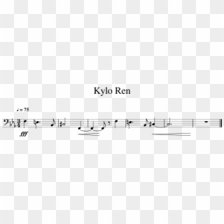 Kylo Ren Sheet Music 1 Of 1 Pages - Slope, HD Png Download