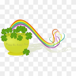 St Patricks Day Rainbow Transparent, HD Png Download