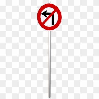 No Left Turn Traffic Sign Png Image - Traffic Sign, Transparent Png