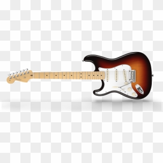 Fender American Standard Lefthanded Stratocaster - Sunburst Fender Stratocaster Black, HD Png Download