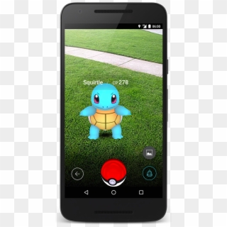 Pokemon Go - Pokemon Go On Cell Phone, HD Png Download