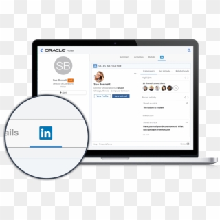 Information From Linkedin Sales Navigator Is Easy Accessible - Facebook Twitter Instagram Linkedin, HD Png Download