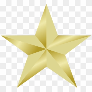 Award Star Png - Gold Military Star Png, Transparent Png