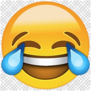 Crying Laughing Emoji Clipart Face With Tears Of Joy - Cry Laugh Emoji Png, Transparent Png