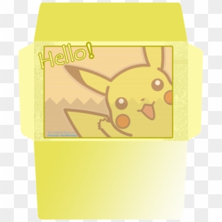 Pikachu Anime Envelope Pikachu-envelope - Pokemon Pikachu, HD Png Download
