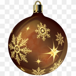 Balls, Christmas, Png, Tube - Christmas Ball Ornament With Snowflake, Transparent Png
