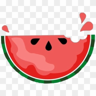 #splash #watermelon #fruit #food #summer #png #stickers - Cute Watermelon Clipart Png, Transparent Png