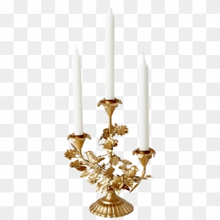 Rice Dk 3 Arm Metal Candle Holder In Gold - Ljusstake Guld, HD Png Download