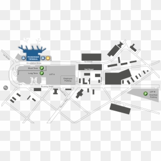 Stewart International Airport Terminal Map, HD Png Download