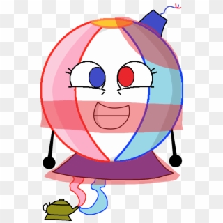 Beach Ball As A Genie Vector Clipart , Png Download, Transparent Png