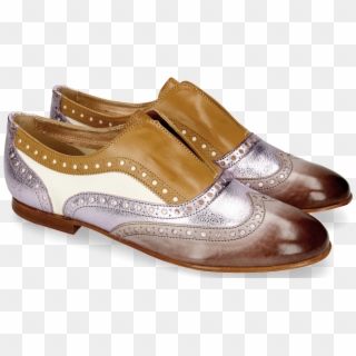 Loafers Sonia 1 Pale Lila Sokowash Lilac Sand White - Leather, HD Png ...