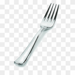 Silver Fork Png Image - Silver Plastic Cutlery, Transparent Png