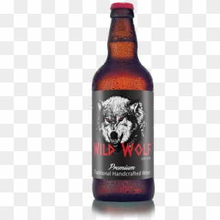 Wild Wolf - Beer Bottle, HD Png Download