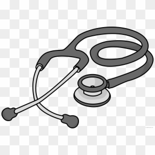 Jpg Transparent Black And White Huge - Stethoscope Clipart Black And White, HD Png Download
