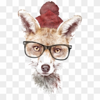 Fox Images Clip Art - Hipster Fox, HD Png Download