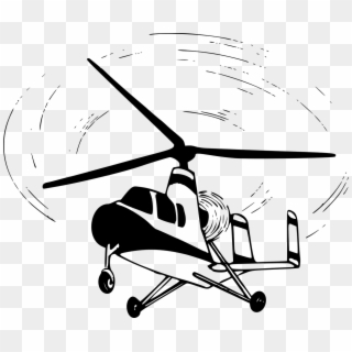 Aircraft Autogyro Helicopter Png Image - Autogyro Clipart, Transparent Png