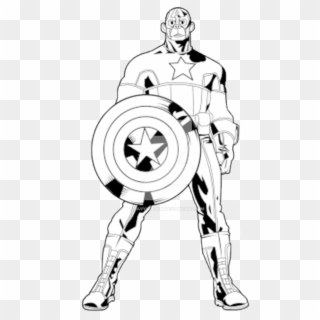 Image Black And White Captain America Clipart Black, HD Png Download
