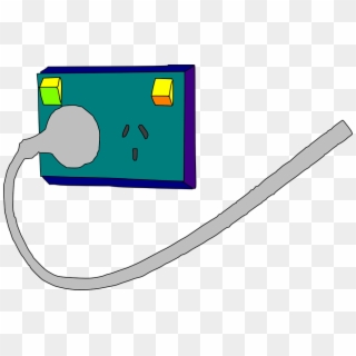 Electric Clipart Electricity - Socket Plugged In Clipart, HD Png Download
