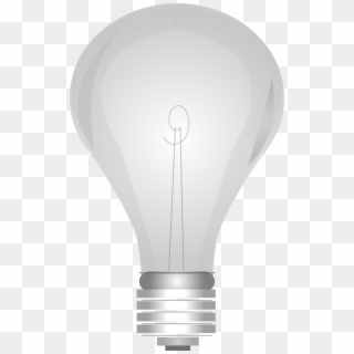 This Free Icons Png Design Of Lightbulb Onoff 2 - Light Bulb Grayscale, Transparent Png