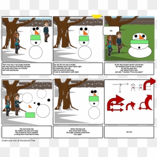 The Snowman - Cartoon, HD Png Download