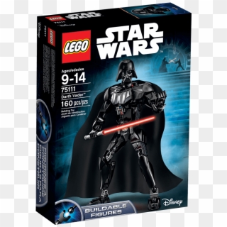 Darth Vader - Darth Vader Lego Star Wars Figure, HD Png Download