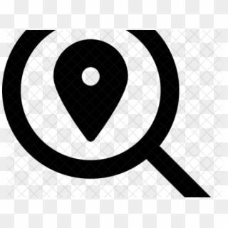 Search Icon Location - Circle, HD Png Download