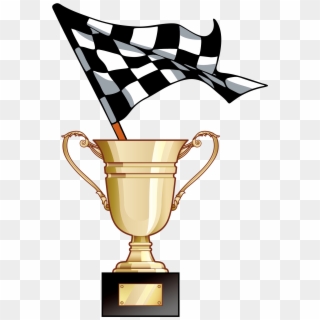 Formula 1 Clipart Trophy - Race Track Race Flag Png, Transparent Png