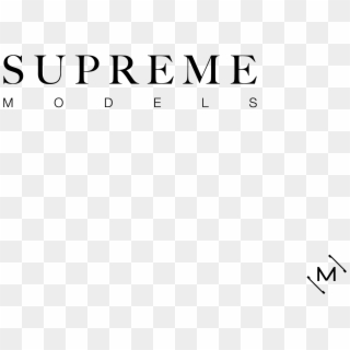 Supreme Models Logo Design Mufid Bohorquez Png Supreme, Transparent Png