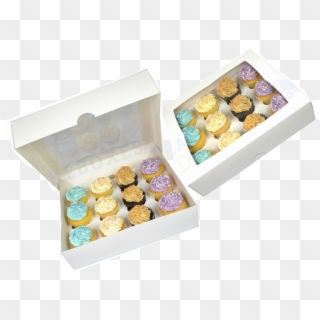 X With Insert Paper - Box Of 12 Cupcakes, HD Png Download