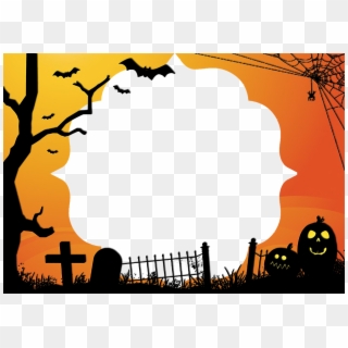 Moldura Halloween Png - Ghost And Goblins For Halloween, Transparent Png