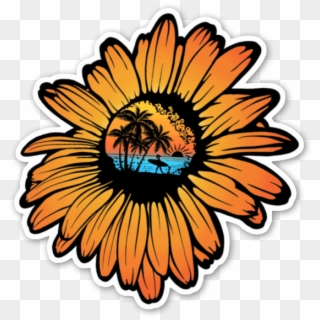 Sunflower Surf - Surf Sticker Png, Transparent Png
