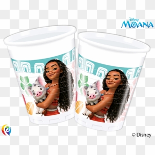 Moana Plastic Cups - Gobelets Vaiana, HD Png Download