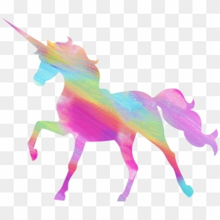 Rainbow Unicorn, HD Png Download