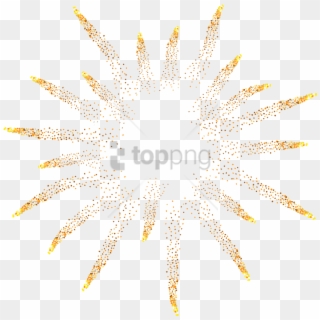 Free Png Gold Fireworks Png Png Image With Transparent - Orange, Png Download