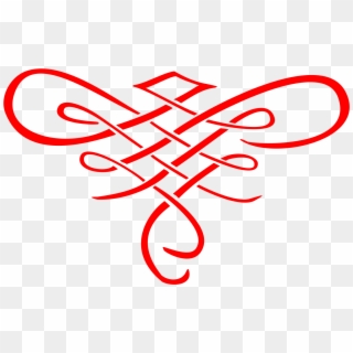 Flourishes Svg Red - Red Flourish, HD Png Download