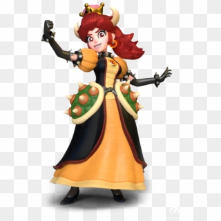 The Picture On The Left Is From The Official Mario - Bowsette Slapping Her Ass, HD Png Download