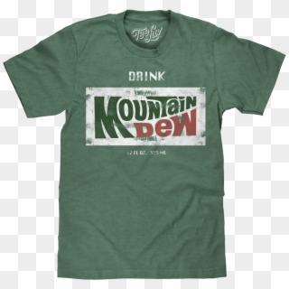 Drink Mountain Dew Logo T Shirt - Trust Me Im A Doctor Dr Pepper Shirt, HD Png Download