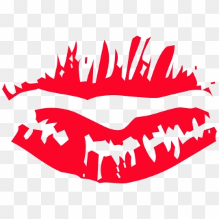 Kiss Clip Art Lips Transprent Png Free Ⓒ - Gold Glitter Gold Lips In Png, Transparent Png