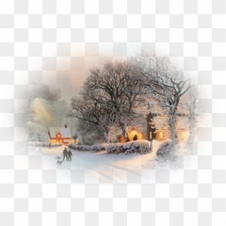 Winter Snow Christmas Desktop - Vianočné Obrázky Na Plochu, HD Png Download