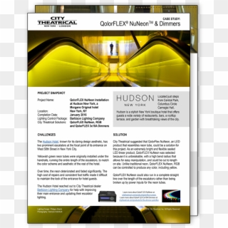 Qolorflex Nuneon Case Study - Flyer, HD Png Download