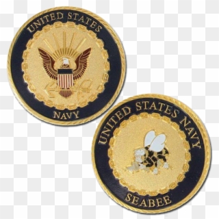 Us Navy Seabee Coin, HD Png Download