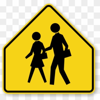 School Zone Sign, HD Png Download