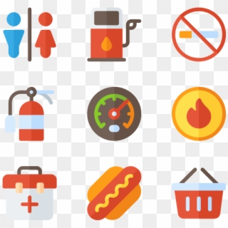 Gas Station - Gas Station Flat Icon, HD Png Download