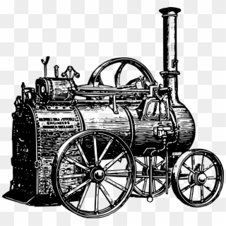 Train Rail Transport Industrial Revolution Steam Engine - Steam Engine Png, Transparent Png