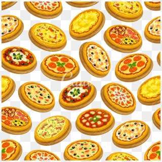 Pizza Vector Pattern - Pizza Mac Background, HD Png Download