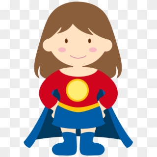 Superhero Kid Cilpart Extremely Ideas Kids Dressed - Super Heroes Clipart Png, Transparent Png